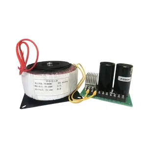 Personalizado ee200 audio de frecuencia de alto voltaje toroidal 30-0-30 24 0 24 10amp inductor transformador de potencia de audio eléctrico