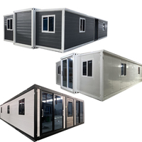 Maisons conteneurs extensibles au prix d'usine, maisons préfabriquées, mini-maisons, 20 pieds, 40 pieds, modernes, protection de l'environnement