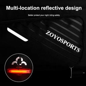 ZOYOSPORTS 9L/12L多用途自行车包防水自行车架包，带蹦极绳和水瓶架设计 - Product Image 4