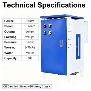 Chaudière à eau chaude entièrement automatique de 72 kW, structure verticale à tubes de feu, haute sécurité pour le chauffage - Product Image 2