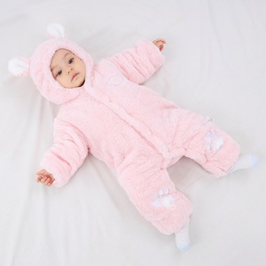 <strong>Baby</strong> Jumpsuit for Autumn and <strong>Winter</strong>, <strong>Baby's</strong> Thick Warm Crawling <strong>Clothes</strong>, Newborn Cotton <strong>Clothes</strong>, <strong>Baby</strong> <strong>Clothes</strong> with Fleece, Etc - Product Image 4