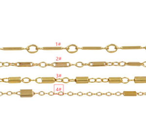 <span class=keywords><strong>E635</strong></span> Moda Nueva 14K Cadena Llena de Oro Permanente Gf Rodillo Cadena Joyería Cadenas Collar Fabricación - Product Image 2