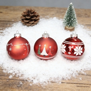 Palline <span class=keywords><strong>di</strong></span> Vetro Personalizzate con Disegni Cartoon, <span class=keywords><strong>Decorazioni</strong></span> Natalizie Elettroplaccate con Sublimazione Interna per Regali Festivi - Product Image 2