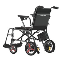 Fauteuil roulant électrique pliable en alliage d'aluminium léger, tout-terrain, anti-basculement, à roues rétractables, pour personnes âgées - Vente chaude