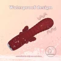 Vibromasseur point G pour femmes de qualité supérieure avec masseur clitoridien jouet sexuel alimenté par USB gode Premium pour usage vaginal