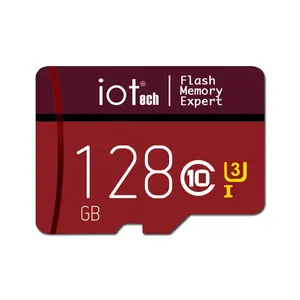 Iotech OEM 고품질 중립 128GB 256GB 메모리 카드 TF 카드 SD 메모리 SD 마이크로 카드 UHS3 U3 V30 V60 4K 비디오