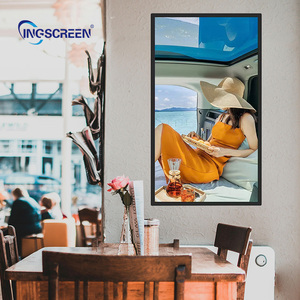 Ingscreen 18.5 inch Kích thước nhỏ treo tường kỹ thuật số biển và hiển thị khung quảng cáo kỹ thuật số media player trong nhà kiosk - Product Image 4