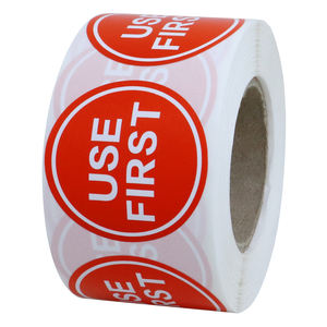 Hybsk שימוש ראשון נשלף תווית 1.5 אינץ סה"כ 500 תוויות לכל רול - Product Image 3