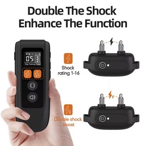 Smart Electric Dog Training Collar with <b>Vibration</b> and Shock Modes Rechargeable IPX7 Waterproof for Dogs - Product Image 6