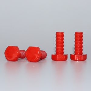 Venta Directa de Fábrica, Tornillos Hexagonales Externos de Nylon, Tornillos de Plástico de Nylon Rojos - Product Image 6