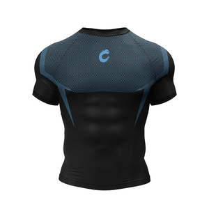 Magliette da <span class=keywords><strong>Uomo</strong></span> per Palestra con Stampa Digitale, Vestibilità <span class=keywords><strong>Slim</strong></span>, in Maglia, Personalizzabili con Logo, Rash Guard per MMA BJJ - Vendita all'Ingrosso - Product Image 2