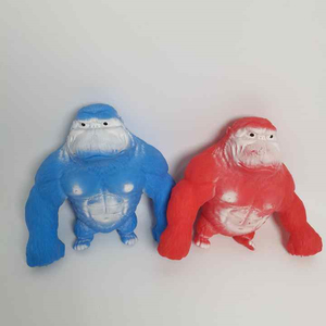 Vente chaude Squeeze Mémoire Sable En Plastique De Haute Qualité Élastique Gorille Explosion Pression Gorille <span class=keywords><strong>Jouet</strong></span> <span class=keywords><strong>Singe</strong></span> Stress Squishy Jouets - Product Image 6