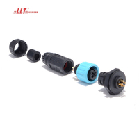 Connecteur Étanche IP68 pour Panneau Frontal Électrique d'Aviation M12 à 4 Broches, 2, 3, 4, 5, 6, 7, 8 Broches