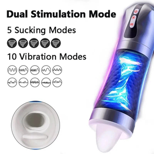 Masturbador Automático Masculino con 5 Modos, Copa de Succión Profunda, Vibrador de Pene, Estimulador de Glande, Juguetes Sexuales para Hombres - Product Image 2