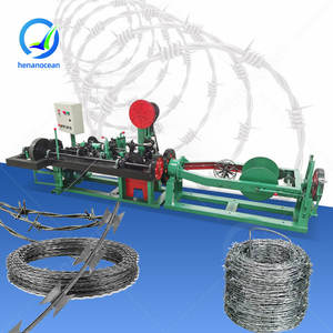 Machine automatique OCEAN pour la fabrication de clôtures en grillage à lames de rasoir à 4 pointes et de fil barbelé en fer, pour l'Afrique du Sud, à vendre - Product Image 1