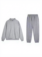 Ensemble de sweats à capuche sportifs personnalisés pour l'automne et l'hiver, en coton ample, unisexe