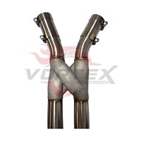 Tubo central único Vortex Z-Pipe compatible con BMW M3 G80 G81 M4 G82 G83 S58 3.0T, sistema de escape de alto rendimiento, mejora del sonido.