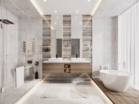 WAYMOVE Évier simple suspendu au mur moderne pour salle de bain Vanité comprenant un lavabo miroir Armoire en bois PVC pour appartement MDF voiture