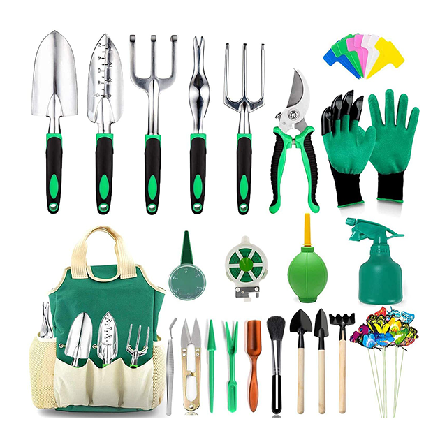 Outdoor Garden Metal Gardening Tool Set