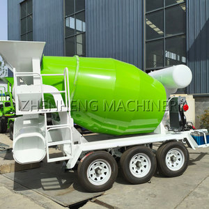 Costo Personalizado para Mezcladora de Concreto Montada en Remolque de 3 CBM |   Conducción a <span class=keywords><strong>Gasolina</strong></span> y Configuración de Neumáticos Múltiples - Product Image 4