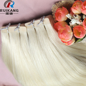 Extensiones de Cabello 100% Humano con Cinta Adhesiva, Ash Mona, Cabello Indio, Trama Invisible, Rizado, Mini, Virgen, Brasileño, Ombre 2019 - Product Image 1