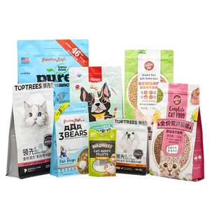 Chất lượng hàng đầu thức ăn vật nuôi Túi đáy phẳng Ziplock Túi mô hình tùy chỉnh chân không bịt kín cấp thực phẩm đứng lên túi - Product Image 3