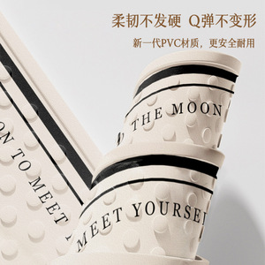 Alfombra Antideslizante para Baño, Rectangular, de PVC, con Diseño Minimalista de Puntos, para Ducha, Inodoro y Baños - Product Image 4