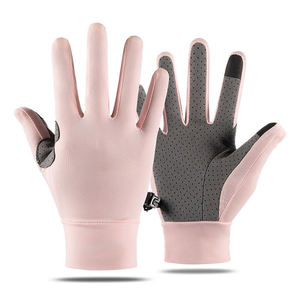 Gants de sport respirants personnalisés pour hommes et femmes, avec protection solaire, compatibles écran tactile et sécurité des doigts entiers pour le cyclisme - Product Image 3