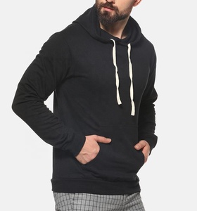 Sweat-shirts et sweats à capuche d'hiver pour hommes sur mesure, en polyester/coton uni, séchage rapide, respirant, teinture unie - Product Image 3