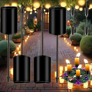 Mini Farol Decorativo Navideño de Hierro Rojo Hecho a Mano, Estilo Marroquí, para el Hogar, Fiestas y Patio - Product Image 2