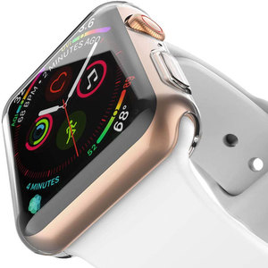 Funda transparente para <span class=keywords><strong>Apple</strong></span> <span class=keywords><strong>Watch</strong></span> de 49mm, 45mm, 41mm, 44mm y 40mm, Protector de pantalla, cubierta completa, parachoques de TPU, accesorios para IWatch Series 8, 7, SE, 6, 5, 4 - Product Image 2