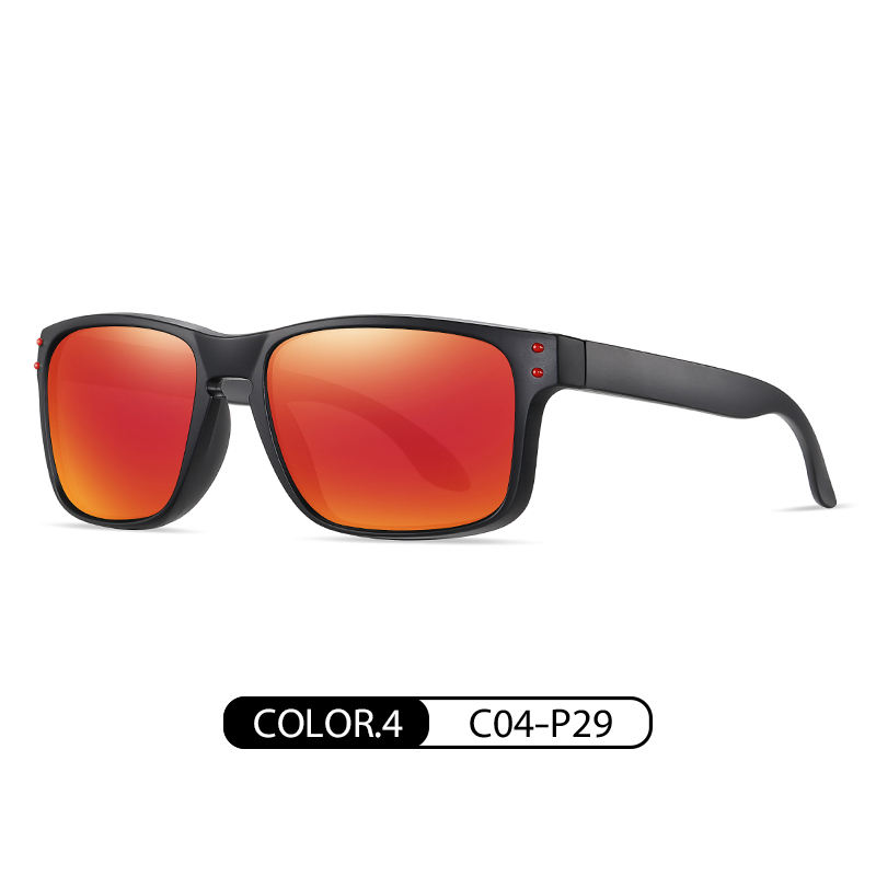 สีดำด้าน / สีแดง เคลือบสีแดง C04-P29