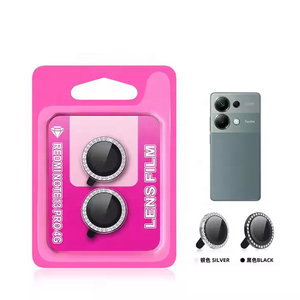 Installation facile Eagle Eye Alloy Metal Glass Diamond Camera Lens Protector pour Redmi Note 14 Pro Lens Shield pour <span class=keywords><strong>Iphone</strong></span> - Product Image 5