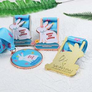 Custom Personalized Medal <b>Gold</b> Silver Copper Plated Zinc Alloy Metal Medal 3D Enamel Cartoon Animal Design Sports Medals - Product Image 3