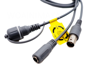 Arnés de cableado de video BNC para automóvil DC12V Power OSD Cables de control Cables Conjuntos de cables Cable de control de cámara Fabricante de cables - Product Image 4