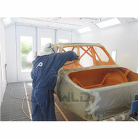 Atelier de peinture à base d'eau, cabine de peinture pour voiture, 300 w WLD8300