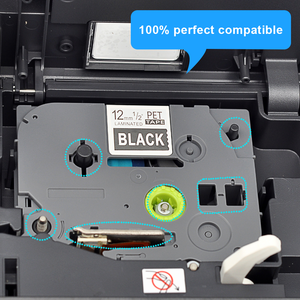 Ruban cassette blanc sur noir 12 mm x 8 m compatible <span class=keywords><strong>ORISON</strong></span> TZ335/TZO335/TZE335 pour imprimantes P-touch (vente en gros) - Product Image 3
