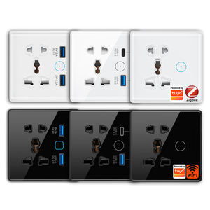 ปลั๊กอัจฉริยะ ZB-153 UK US แบบ Universal Plug รองรับ Tuya ZigBee WiFi พร้อมสวิตช์ควบคุมผ่านคอมพิวเตอร์ ช่องเสียบ USB รองรับ Quick Charge 3.0 และพอร์ต Type-C ควบคุมผ่าน Alexa - Product Image 1