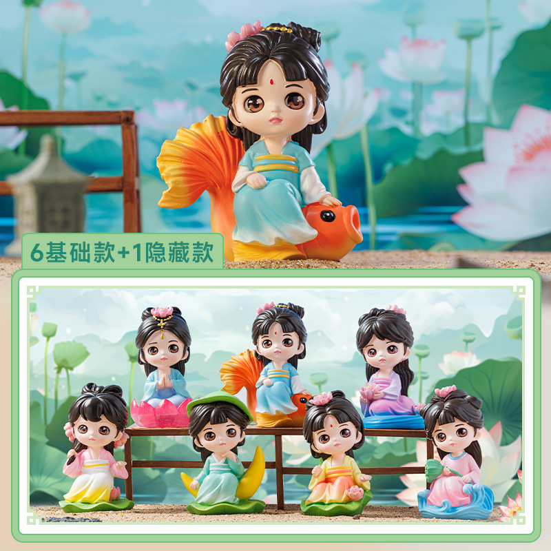 Lotus Pond Delight Blind Box - Confezione da 6 Scatole