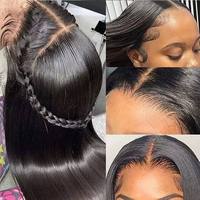 Perruque de cheveux naturels vietnamiens bruts de 40 pouces de long, ondulations profondes, densité 250%, perruque de cheveux humains bouclés birmans, perruques de cheveux indiens vierges ultra-lisses.