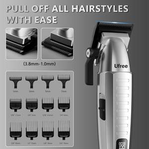 Cortadora de Pelo Profesional para Hombre Ufree U-858 y Recortadora de Pelo, Juego de Cortadoras de Pelo con Motor Vectorial, Recortadora de Barba Eléctrica para Hombre - Product Image 2