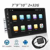 Universel 2K QLED 7 9 10 13 pouces écran tactile Autoradio OBD2 Radio Audio stéréo GPS Navigation Android lecteur multimédia de voiture