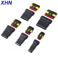Conectores Impermeables para Automóviles de la Serie 1.5 de 12A, Enchufes Macho y Hembra IP65, 2/3/4/5/6 Pines, 700-021-1.5
