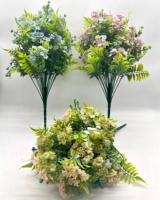 Bouquets de Gypsophile Artificielle Effet Naturel et Hortensias Blancs pour Centres de Table de Mariage et Arrangements Floraux de Remise de Diplôme
