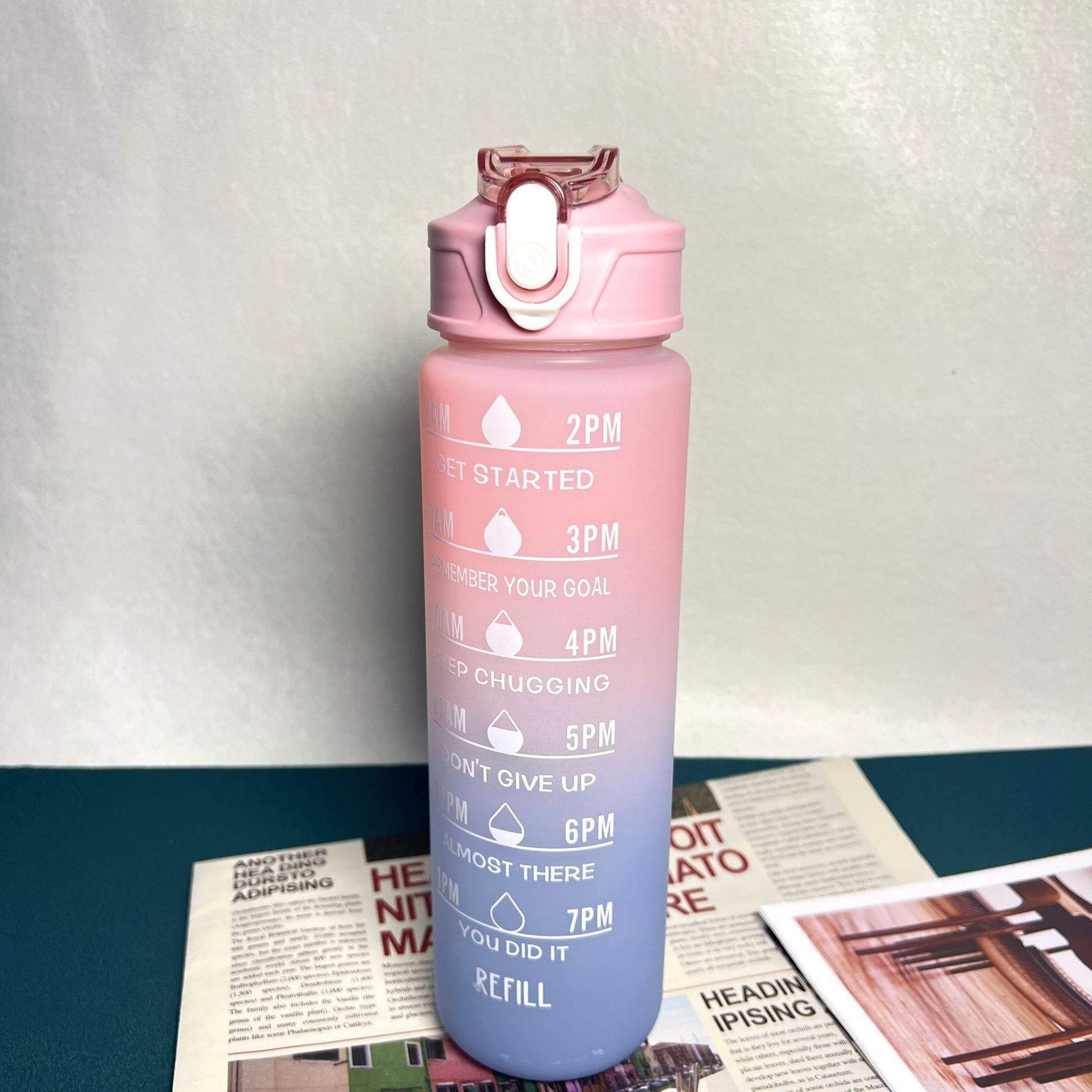 สีชมพูและสีฟ้า