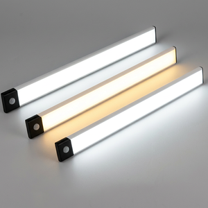 LED Intelligence <b>Sensor</b> Aluminum Material Cabinet <b>Light</b> Color Temperature Brightness Adjustable USB Solar Charging 30cm 3watt - Product Image 1