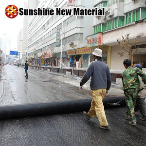 100% <span class=keywords><strong>EGA</strong></span> Fibra de vidrio Geogrid Road Refuerzo 100/100KN/M Proyecto de refuerzo de carretera de betún - Product Image 3