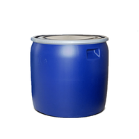Nouvelle conception, anneaux de verrouillage pour fûts de 55 gallons avec boulons, barils bleus, seau de qualité alimentaire en plastique HDPE, fût de 200 litres avec crochet