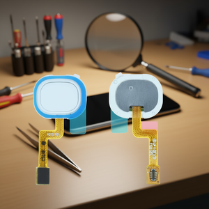 Cavo flessibile per impronte digitali Galaxy A21S, parte di ricambio bianca per telefono cellulare - Product Image 3