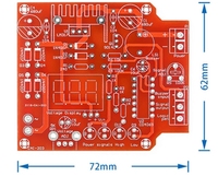 Kit de formation en alimentation électrique - Ensemble d'assemblage de composants électroniques DIY - Kit de carte d'alimentation avec régulateur de tension réglable LM317